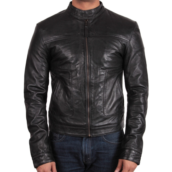 Leather Jacket Mens | Real Soft Nappa Sheep Leather Jacket For Men
