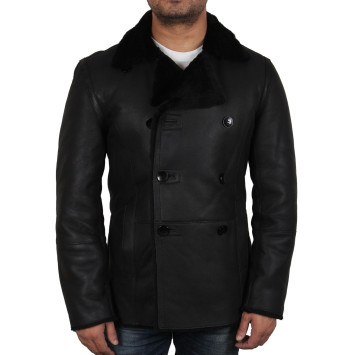 Men's shearling sheepskin jacket - Aahad