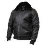 Mens Black Biker Jacket-Albert