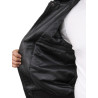 Mens Black Biker Jacket-Albert