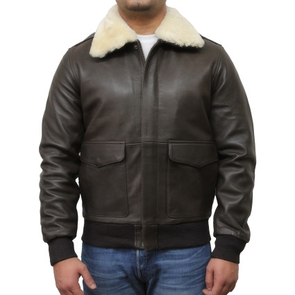 Leather Bomber Jacket Mens | Real Soft Lambskin Leather Jacket For Men