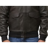 Leather Bomber Jacket Mens | Real Soft Lambskin Leather Jacket For Men