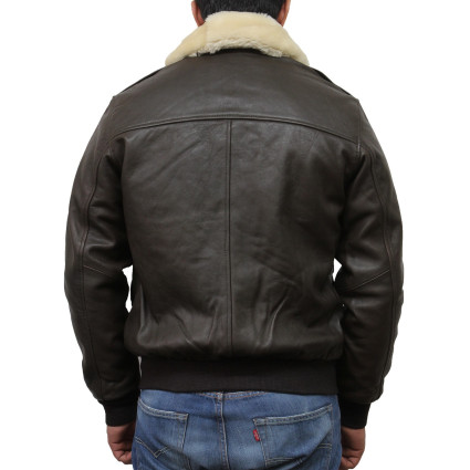 Leather Bomber Jacket Mens | Real Soft Lambskin Leather Jacket For Men