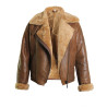 Leather Sheepskin Shearling Jacket Womens | B3 WW2 Aviator Flying Jacket