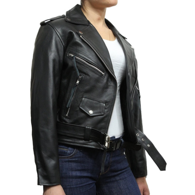 Leather Jacket Womens | Real Cow Hide Leather Jacket For Women