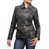Leather Jacket Womens | Real Lamb Nappa Long Leather Jacket For Women