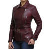 Leather Jacket Womens | Real Lamb Nappa Long Leather Jacket For Women