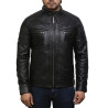 Leather Jacket Mens | Real Soft Nappa Lamb Leather Jacket For Men Vin