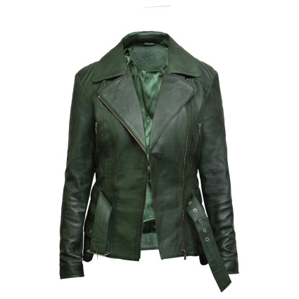 Leather Jacket Womens | Real Lamb Nappa Long Leather Jacket For Women