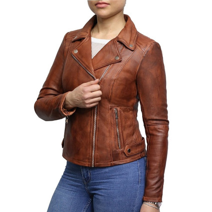 Leather Jacket Womens | Real Soft Nappa Lamb Leather Jacket For Women