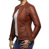 Leather Jacket Womens | Real Nappa Lamb Leather Jacket For Women