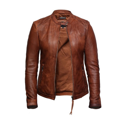 Leather Jacket Womens | Real Nappa Lamb Leather Jacket For Women