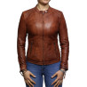 Leather Jacket Womens | Real Nappa Lamb Leather Jacket For Women