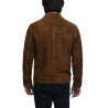 Leather Jacket Mens | Real Suede Goatskin Leather Jacket For Men