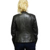  Womens Genuine Lambskin Leather Biker Jacket Distressed
