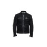 Men's Genuine Leather Biker Jacket Distressed