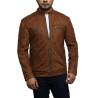 Mens Genuine Leather Biker Jacket Smart Casual Style