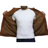 Mens Genuine Leather Biker Jacket Smart Casual Style