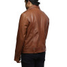 Mens Leather Jacket Genuine Brando Style