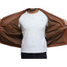 Mens Leather Jacket Genuine Brando Style