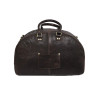 Genuine Leather Travel Duffle Bag (Brown)