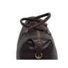 Genuine Leather Travel Duffle Bag (Brown)