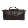 Genuine Leather Travel Duffle Bag (Brown)