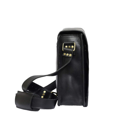 Unisex Genuine Leather Laptop Messenger Shoulder Bag Multi-Functional Style