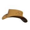 Mens Australian Leather Original Cowboy Aussie Bush Hat