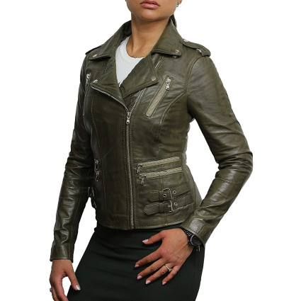 Leather Jacket Womens | Real Soft Nappa Lamb Leather Jacket For Women 