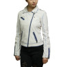 Women Leather Biker Jacket Classic Slim fit   