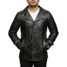 Men's Genuine Lambskin Leather Three-Button Lightweight Coat