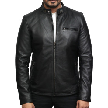 Leather Jacket Mens | Real Soft Cowhide Leather Jacket For Men