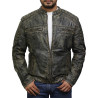 Men's Brown Leather Jacket - Asasin