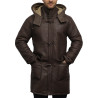 Men's shearling sheepskin duffle coat - Alaska