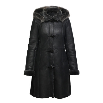 Women Shearling sheepskin Jacket Coat- Oslo