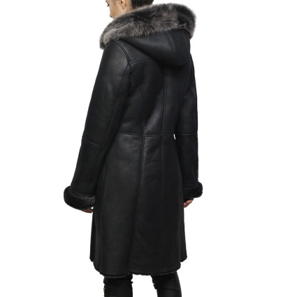 Women Shearling sheepskin Jacket Coat- Oslo
