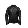Leather Jacket Mens | Real Soft Nappa Lamb Leather Jacket For Men Vin