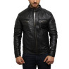 Leather Jacket Mens | Real Soft Nappa Lamb Leather Jacket For Men Vin