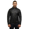 Leather Jacket Mens | Real Soft Nappa Lamb Leather Jacket For Men Vin