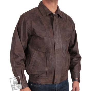 Leather Bomber jacket Mens | Real Soft Nappa Lamb Leather Jacket For Men