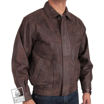 Leather Bomber jacket Mens | Real Soft Nappa Lamb Leather Jacket For Men