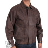 Leather Bomber jacket Mens | Real Soft Nappa Lamb Leather Jacket For Men