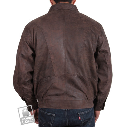 Leather Bomber jacket Mens | Real Soft Nappa Lamb Leather Jacket For Men
