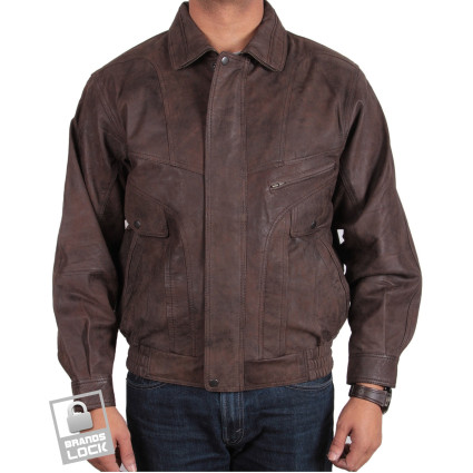 Leather Bomber jacket Mens | Real Soft Nappa Lamb Leather Jacket For Men