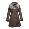 Leather Sheepskin Shearling Coat Womens | B3 WW2 Aviator Flying Merino Shearling Coat