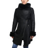 Women Shearling sheepskin Jacket Coat- Nebraska