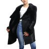 Women Shearling sheepskin Jacket Coat- Nebraska