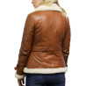 Ladies Leather Blazer Jacket - Upton