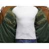 Mens Winter Parka Green Coat Retro